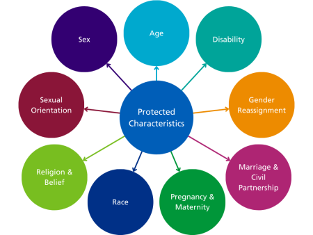 Image of the nine protected characteristics